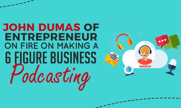 EP013: John Dumas Of Entrepreneur On Fire on Making a 6 Figure Business With Podcasting